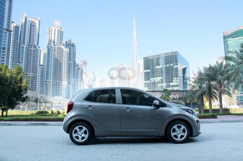 Gray Kia Picanto 2019 for rent in Dubai 2